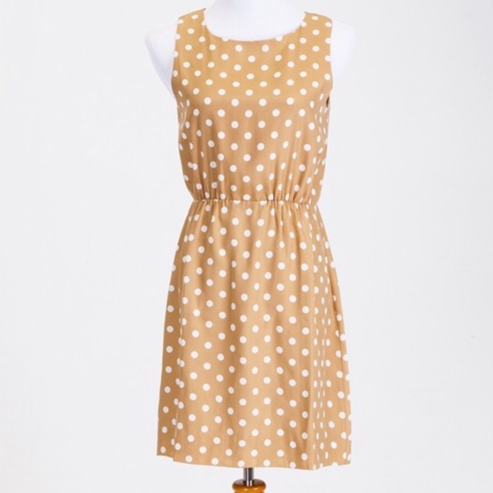 J Crew polka dot dress. Size zero.